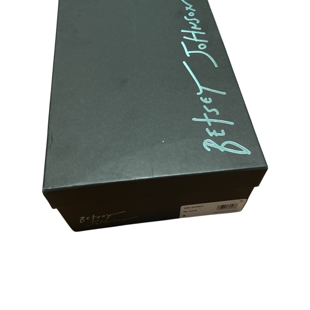 Betsey Johnson Sidny Black Rhinestone Platform Sneakers Size 8 NIB - Picture 9 of 9